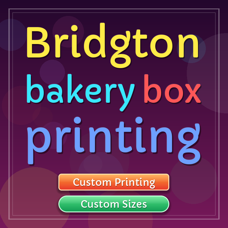 Bridgton bakery box printing