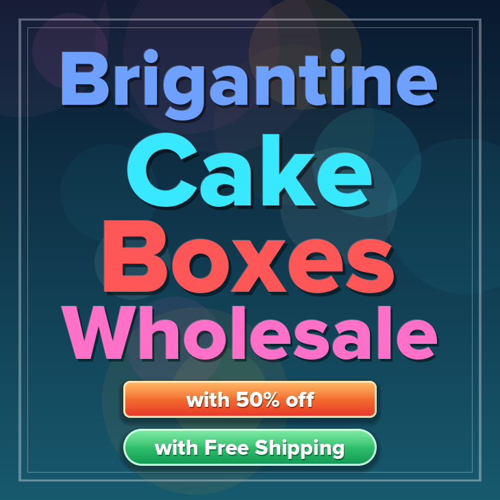 Brigantine cake boxes