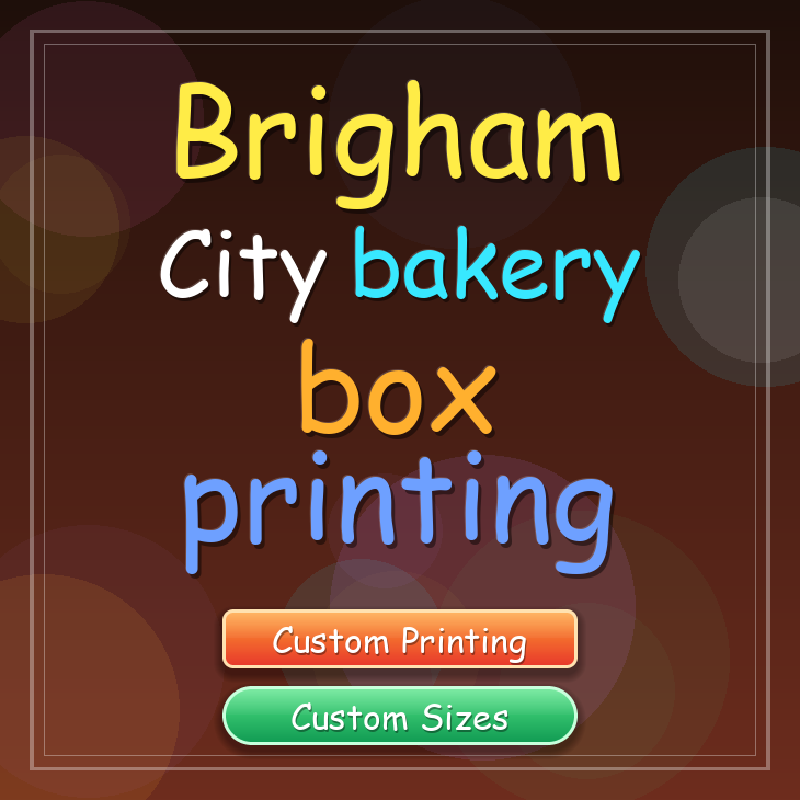 Brigham City bakery box printing