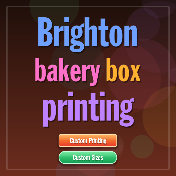 Brighton bakery box printing