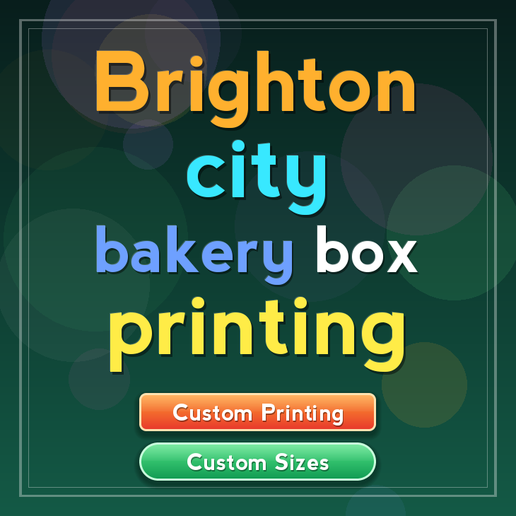 Brighton City bakery box printing