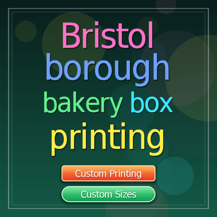 Bristol Borough bakery box printing