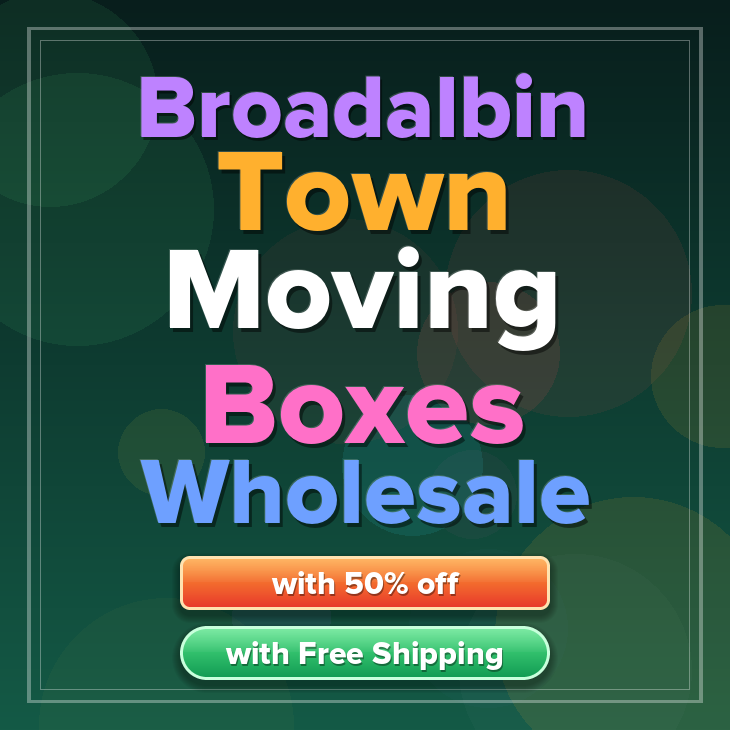 Broadalbin Town moving boxes
