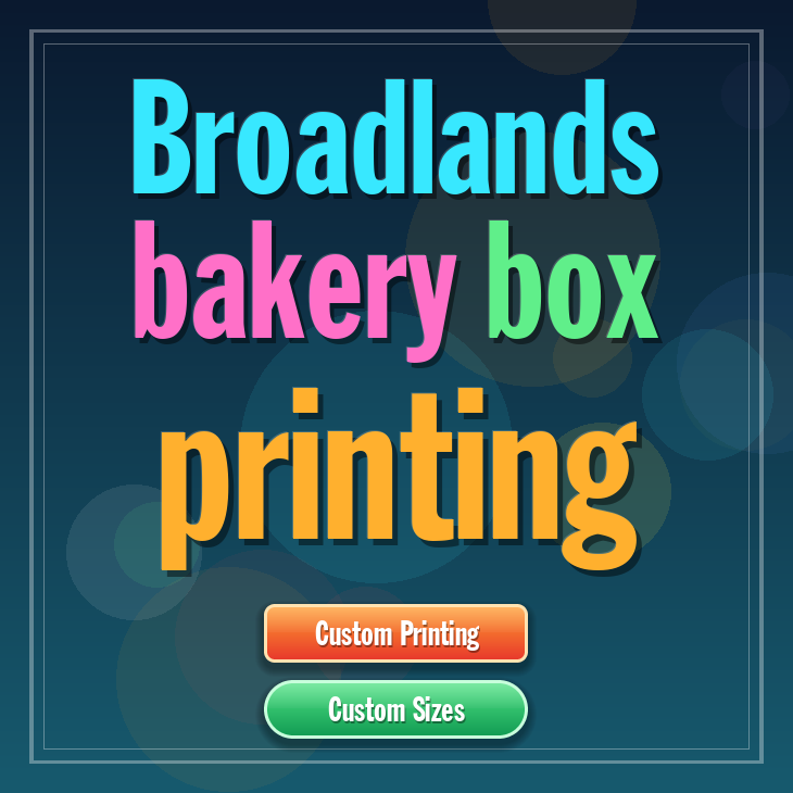 Broadlands bakery box printing