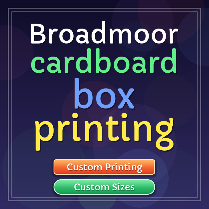 Broadmoor cardboard box printing