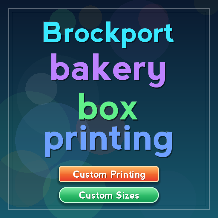 Brockport bakery box printing