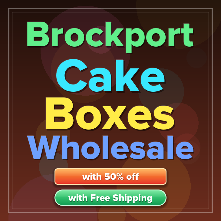 Brockport cake boxes