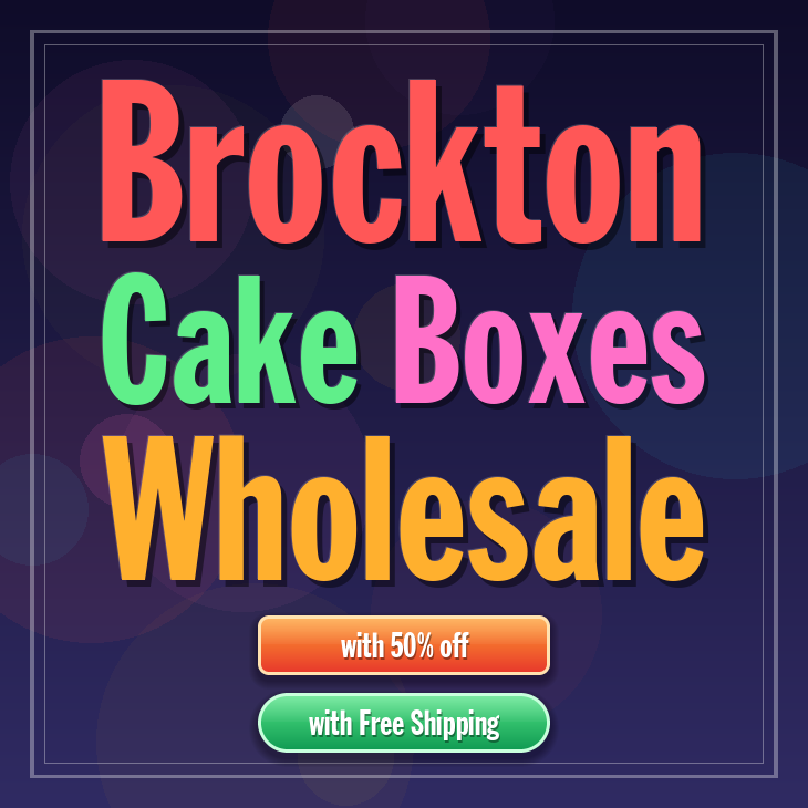 Brockton cake boxes