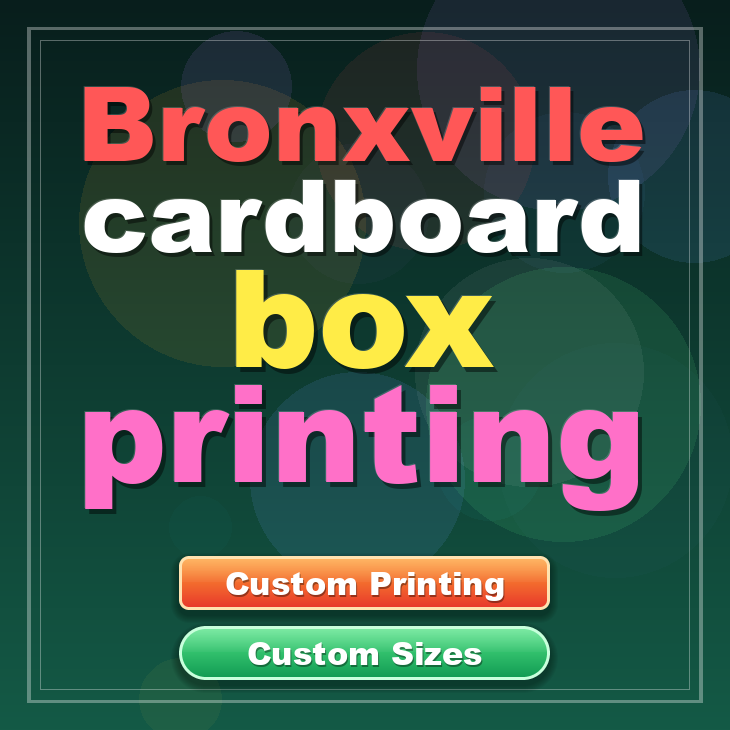 Bronxville cardboard box printing