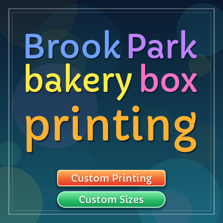 Brook Park bakery box printing