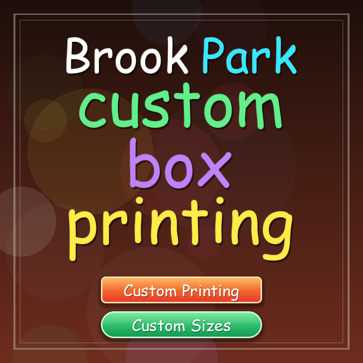 Brook Park custom box printing