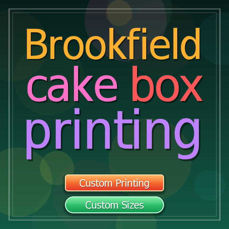 Brookfield cake box printing