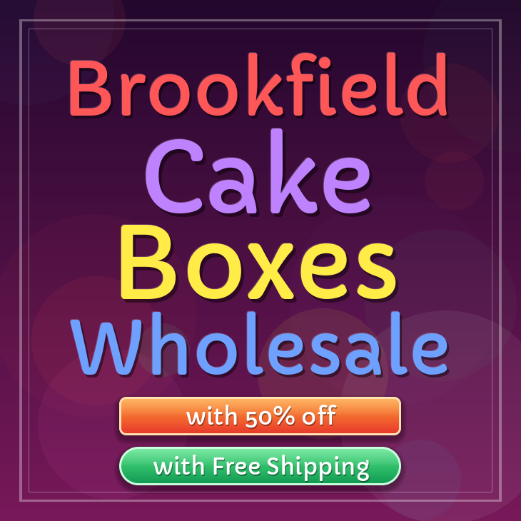 Brookfield cake boxes