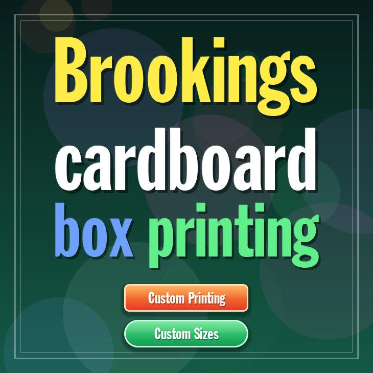 Brookings cardboard box printing