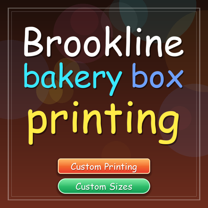 Brookline bakery box printing