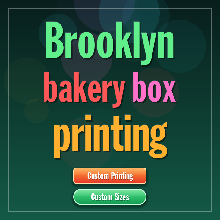 Brooklyn bakery box printing