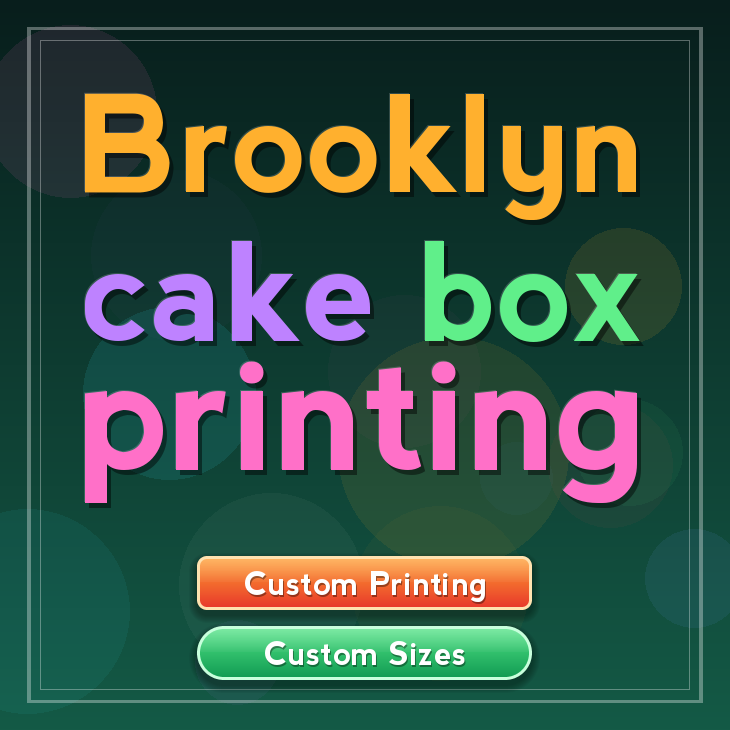 Brooklyn cake box printing