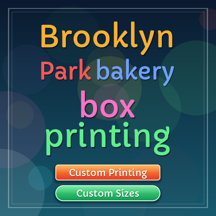 Brooklyn Park bakery box printing