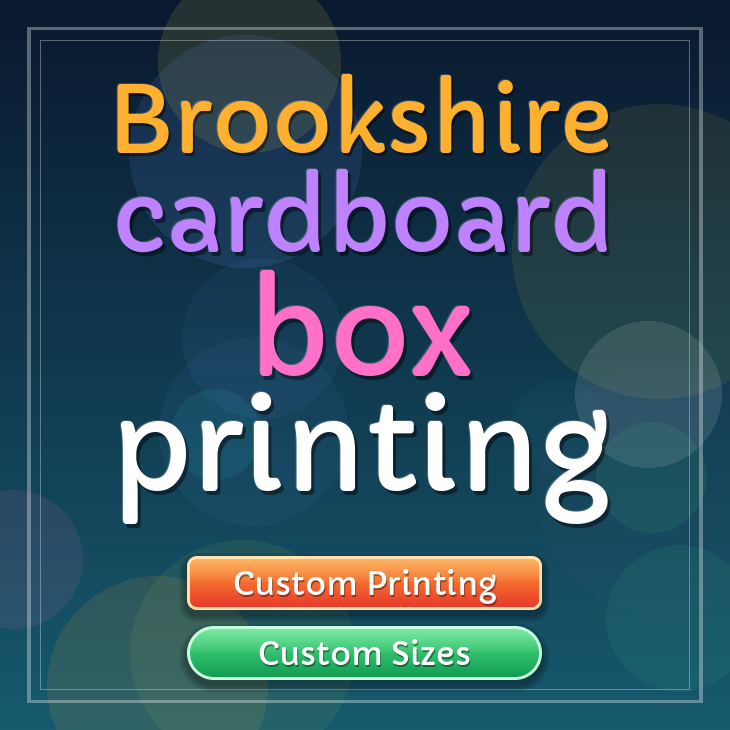 Brookshire cardboard box printing