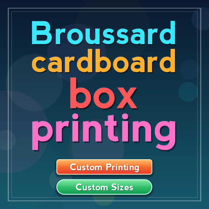 Broussard cardboard box printing