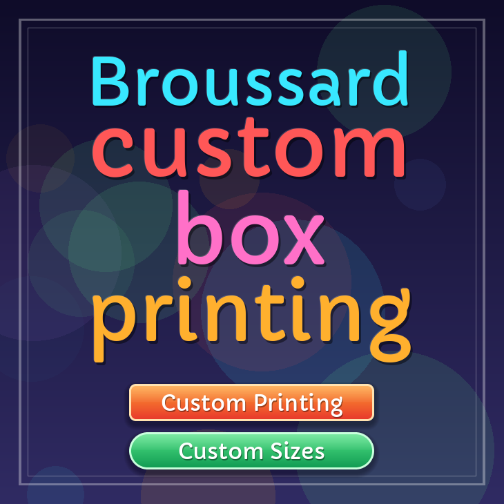 Broussard custom box printing