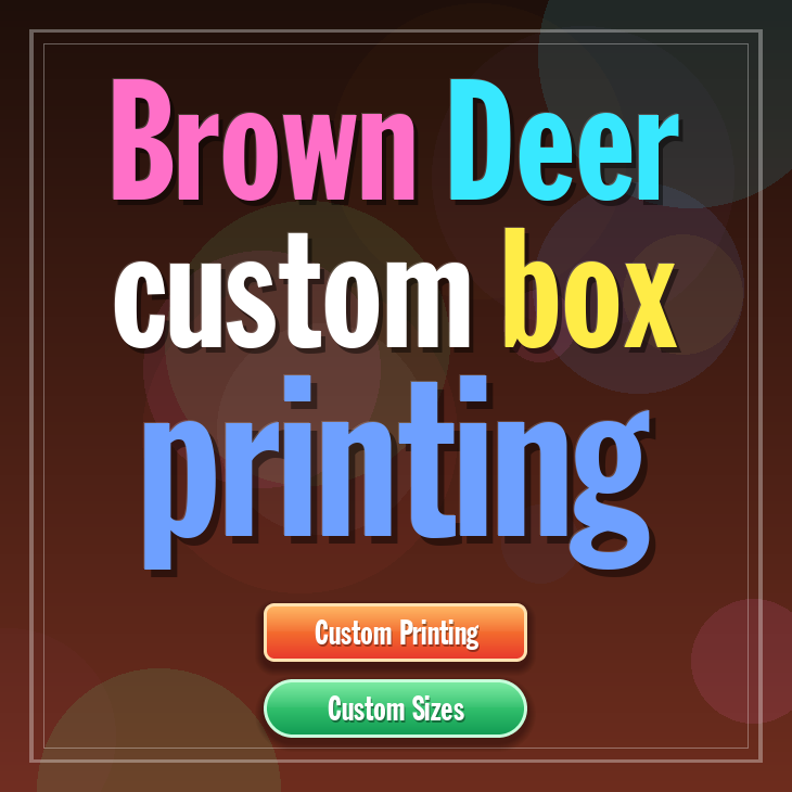 Brown Deer custom box printing
