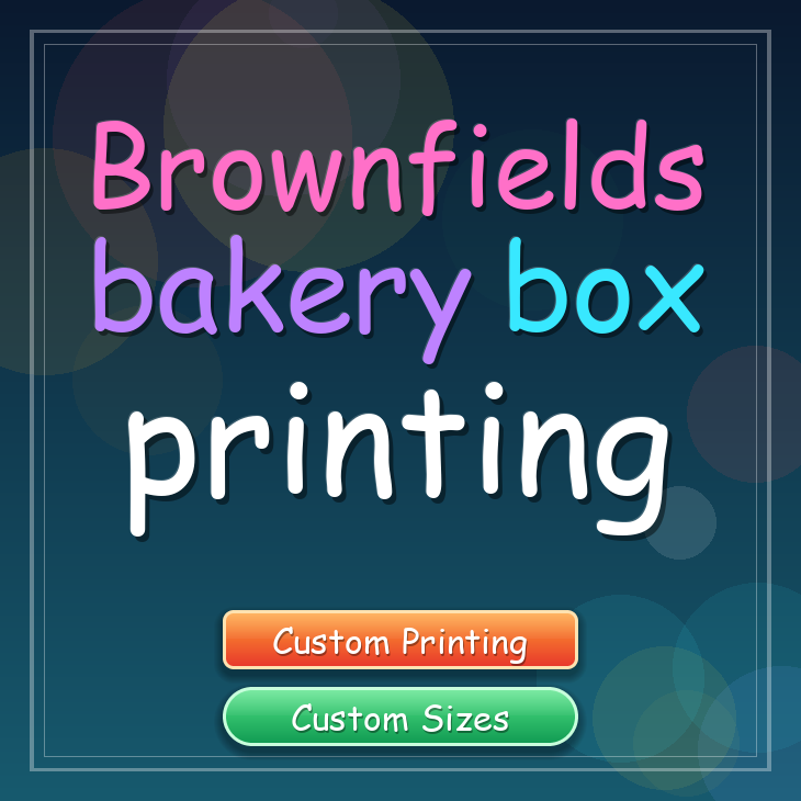 Brownfields bakery box printing