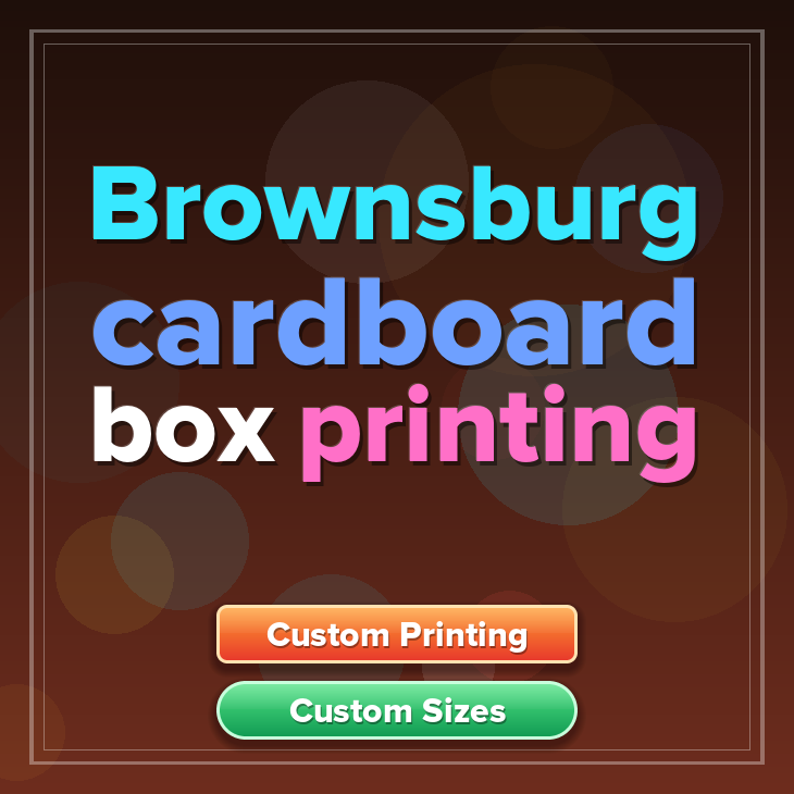 Brownsburg cardboard box printing