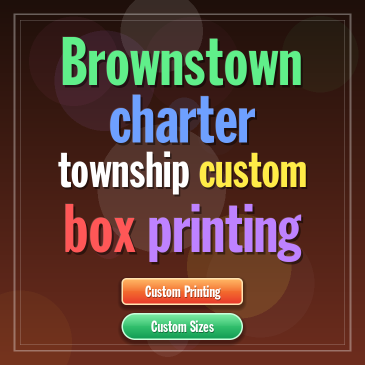 Brownstown charter township custom box printing