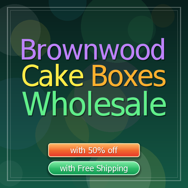 Brownwood cake boxes