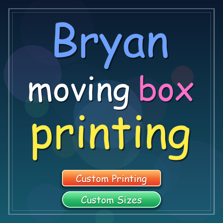 Bryan moving box printing