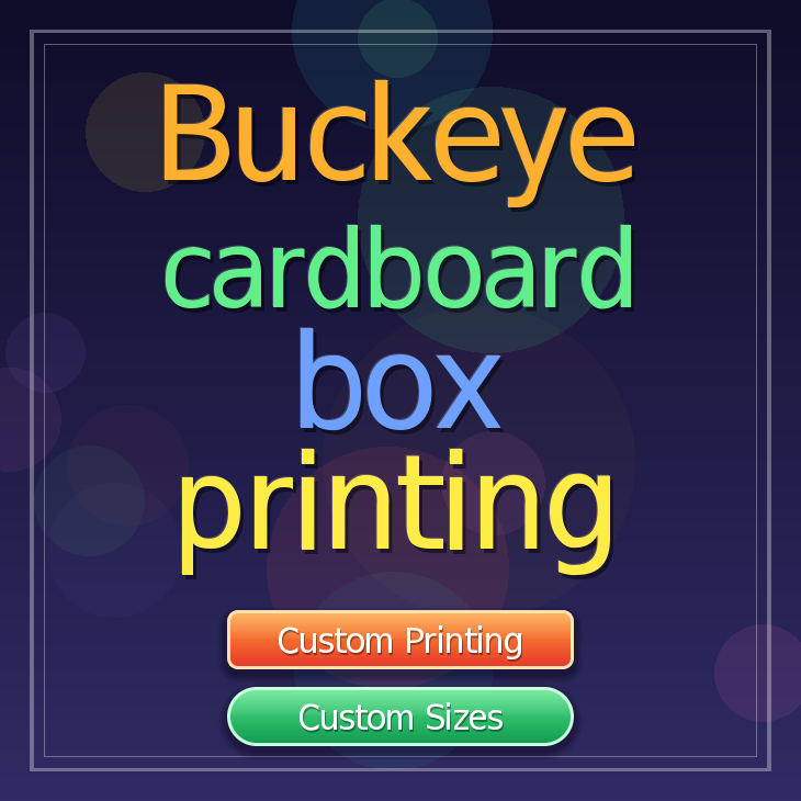 Buckeye cardboard box printing