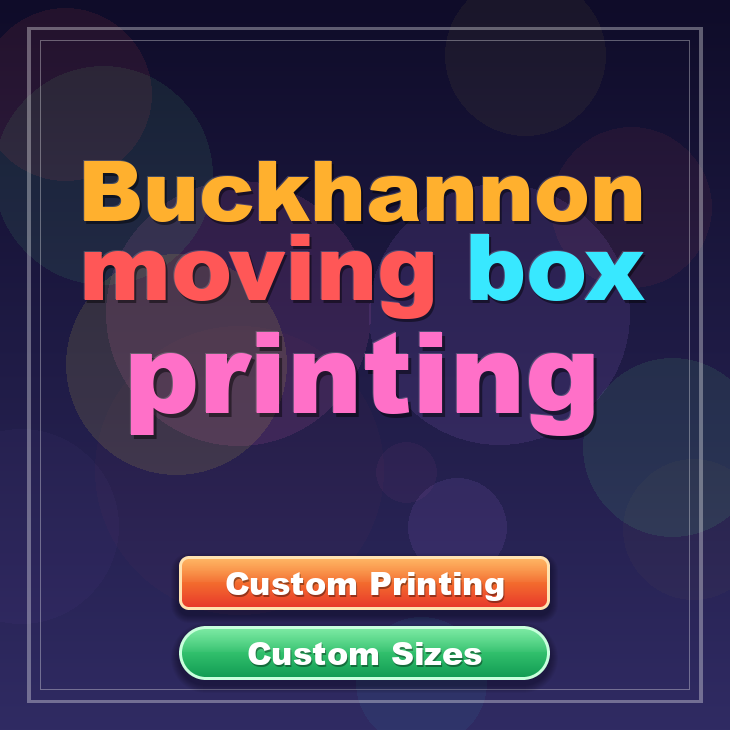 Buckhannon moving box printing