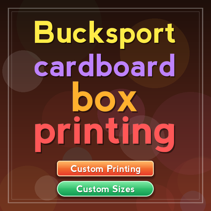 Bucksport cardboard box printing