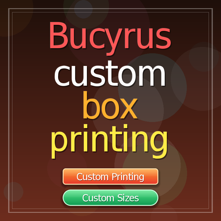 Bucyrus custom box printing