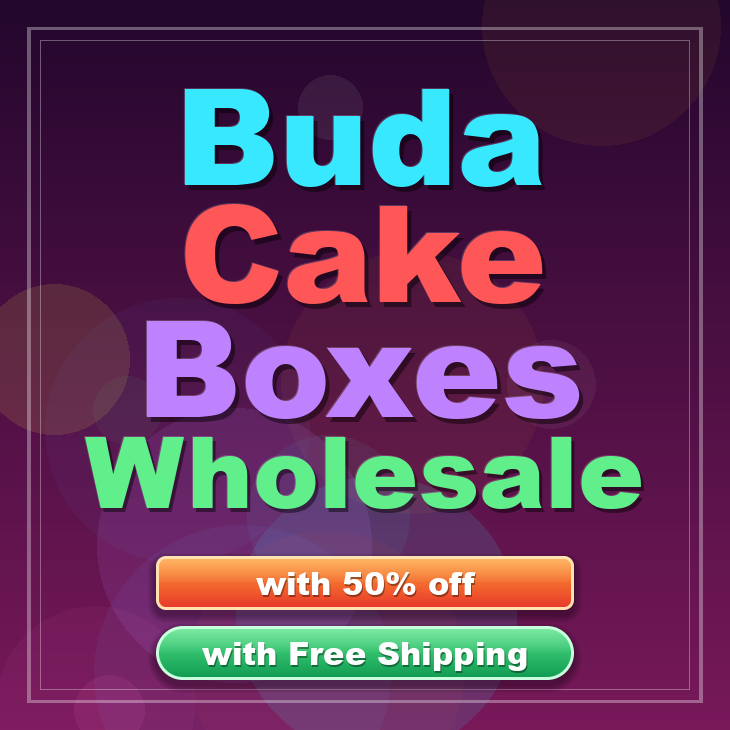 Buda cake boxes