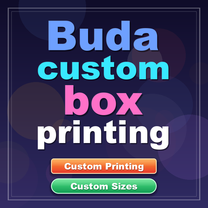 Buda custom box printing