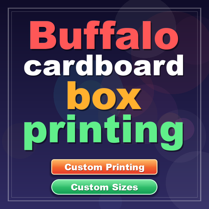 Buffalo cardboard box printing