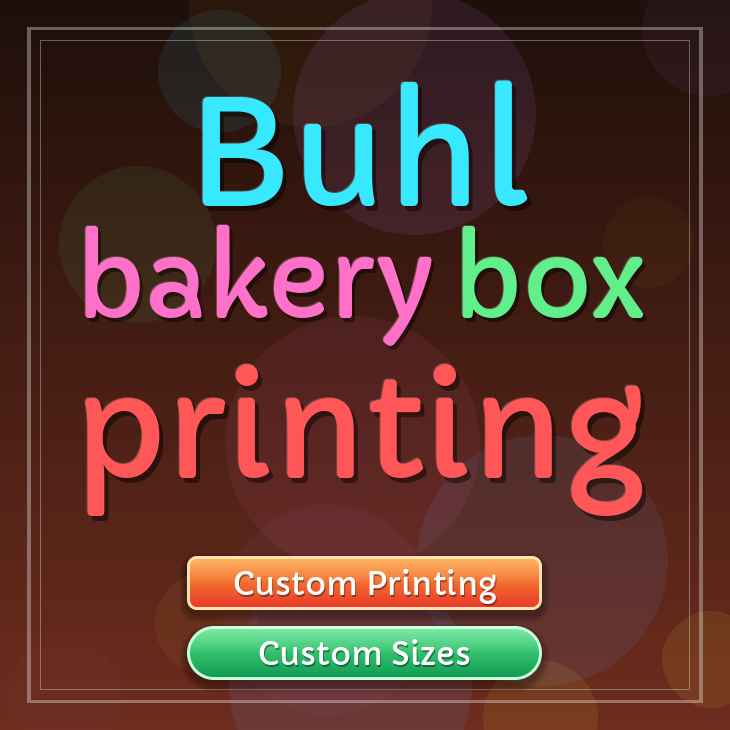 Buhl bakery box printing