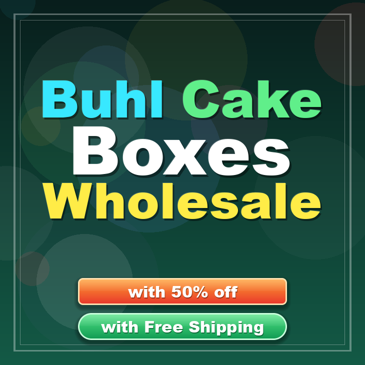 Buhl cake boxes