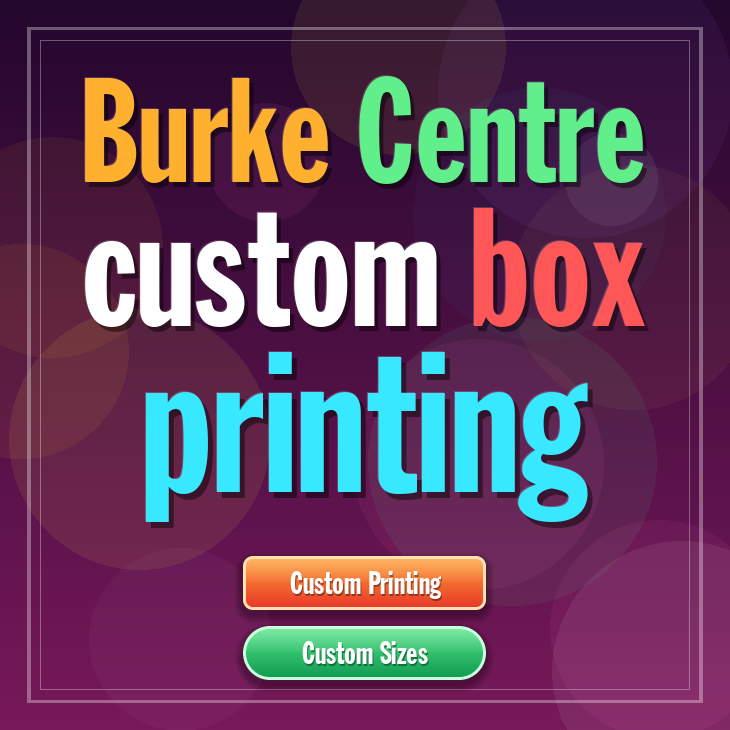 Burke Centre custom box printing
