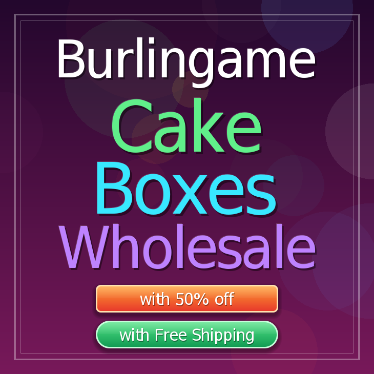 Burlingame cake boxes