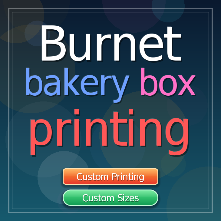 Burnet bakery box printing