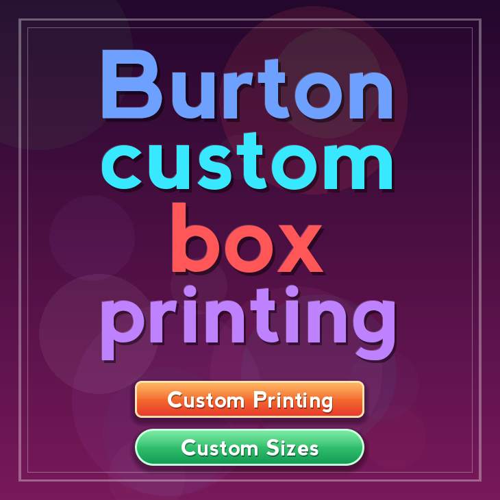 Burton custom box printing