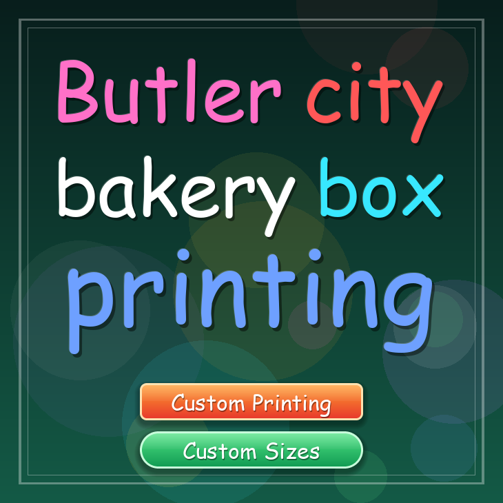 Butler City bakery box printing