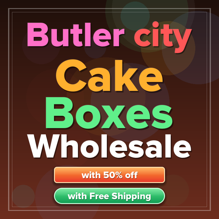 Butler City cake boxes