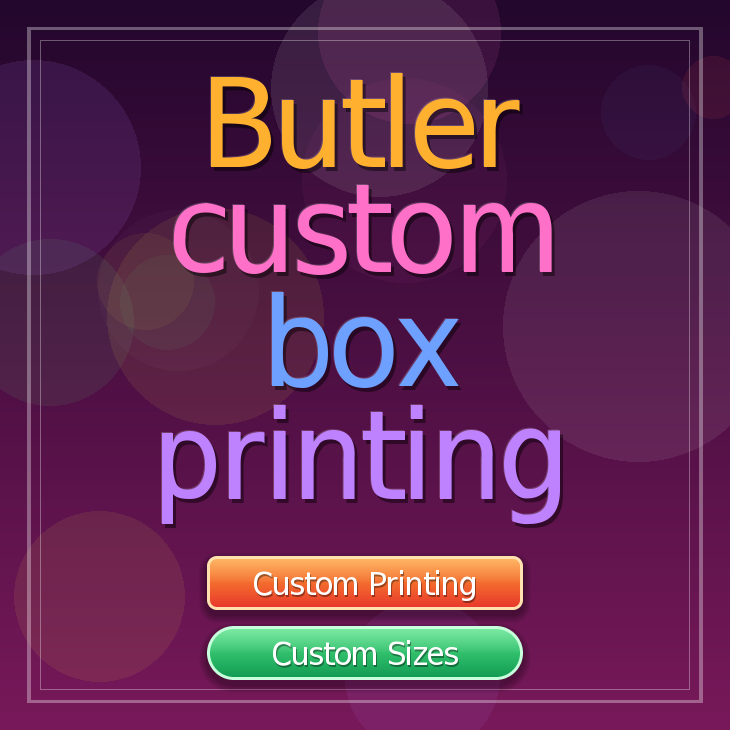 Butler custom box printing