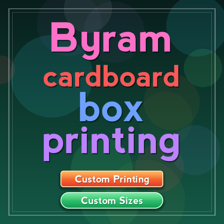Byram cardboard box printing