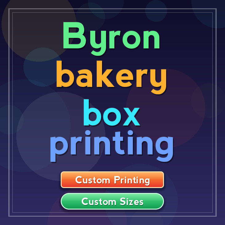Byron bakery box printing