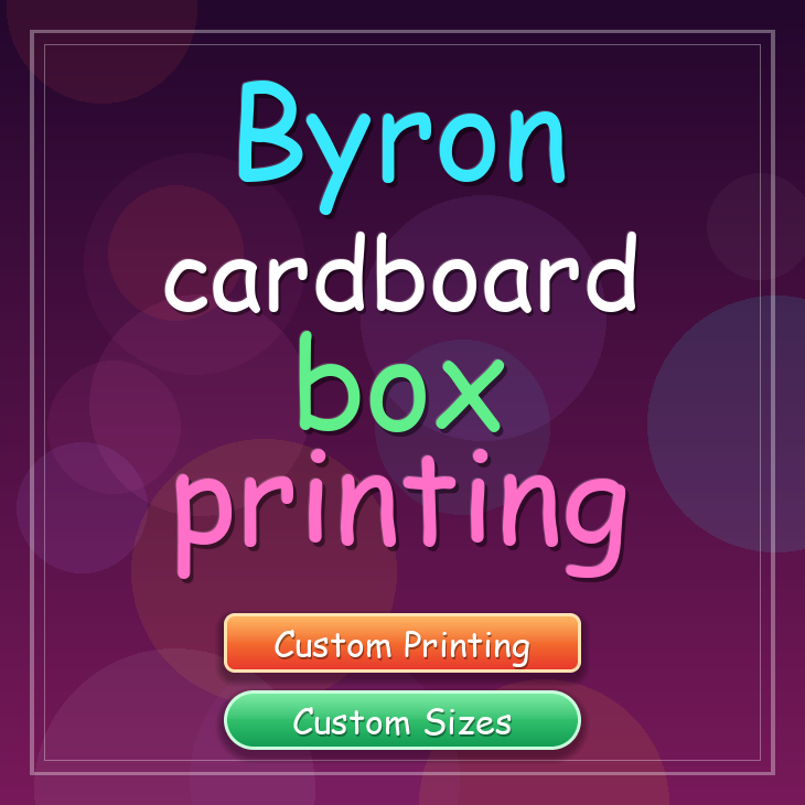 Byron cardboard box printing